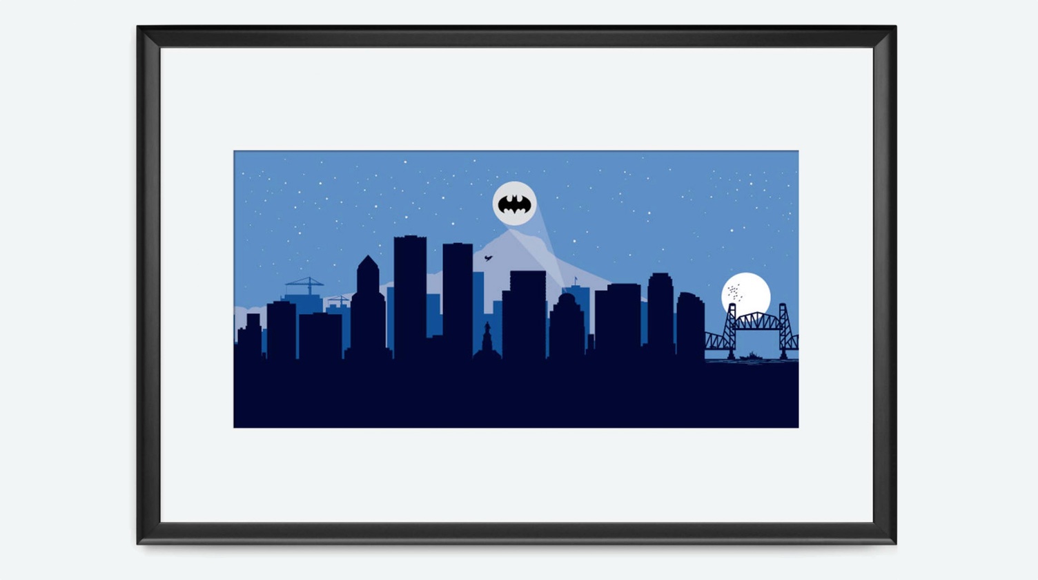 Batman Portland Print