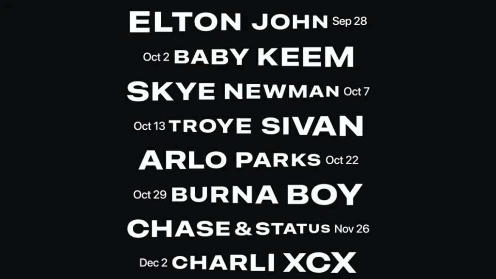 Apple Music Hall Announces First Run of Live Shows