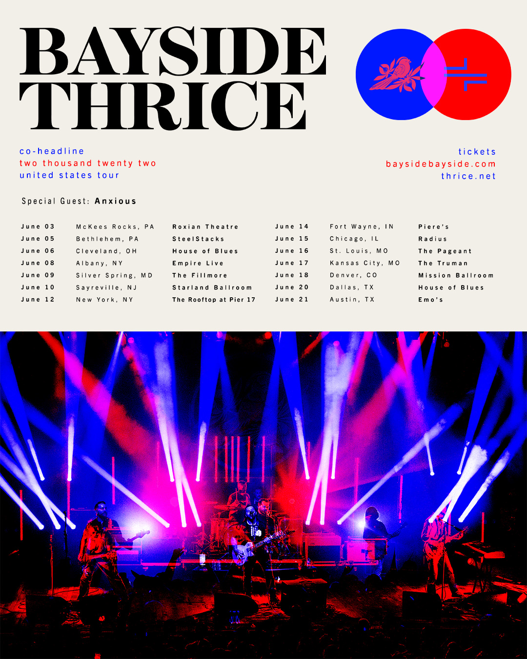 Thrice and Bayside Announce Tour • chorus.fm