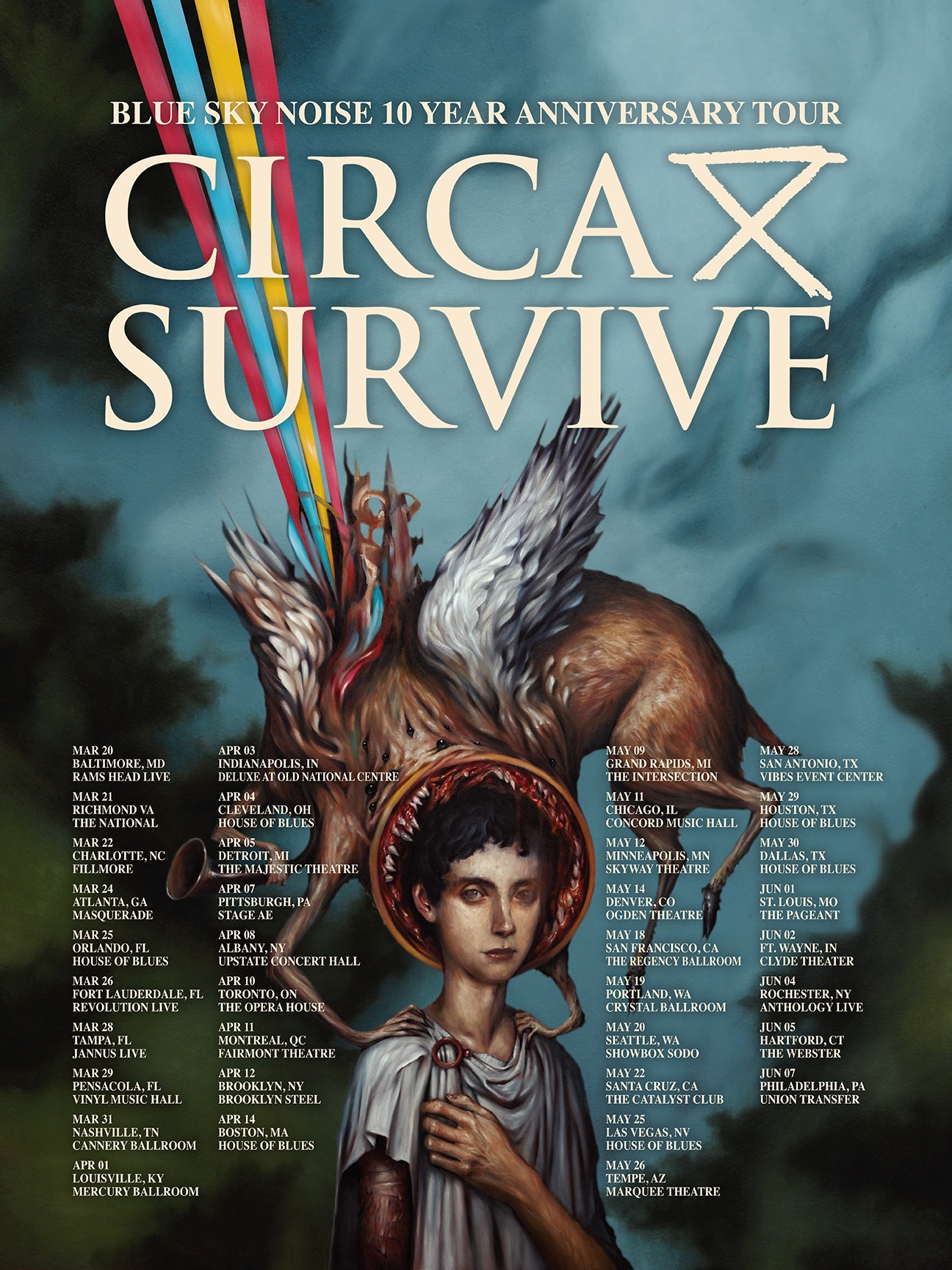 Circa Survive Announce ‘Blue Sky Noise’ Anniversary Tour • chorus.fm