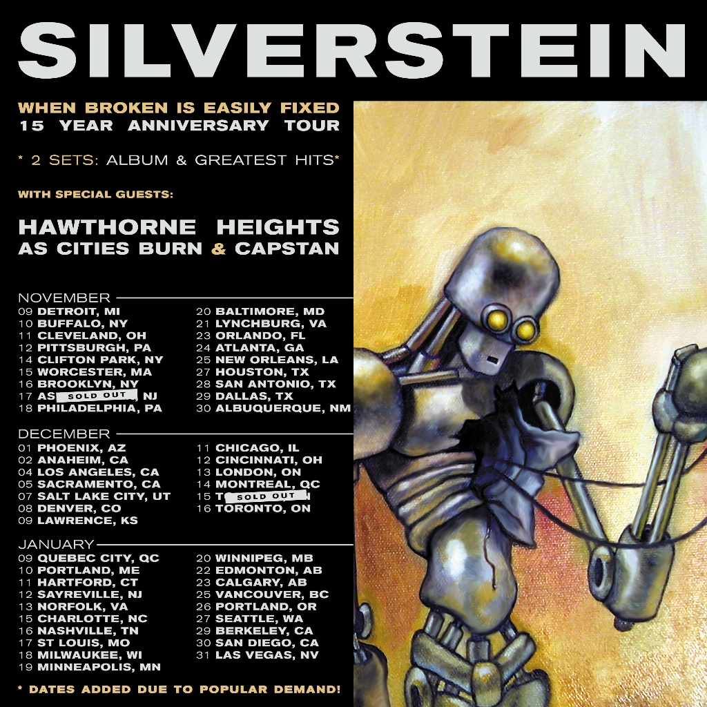 silverstein tour
