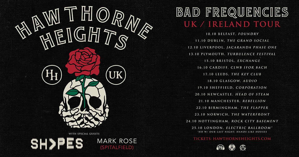 Hawthorne Heights Announce New Tour Dates • chorus.fm