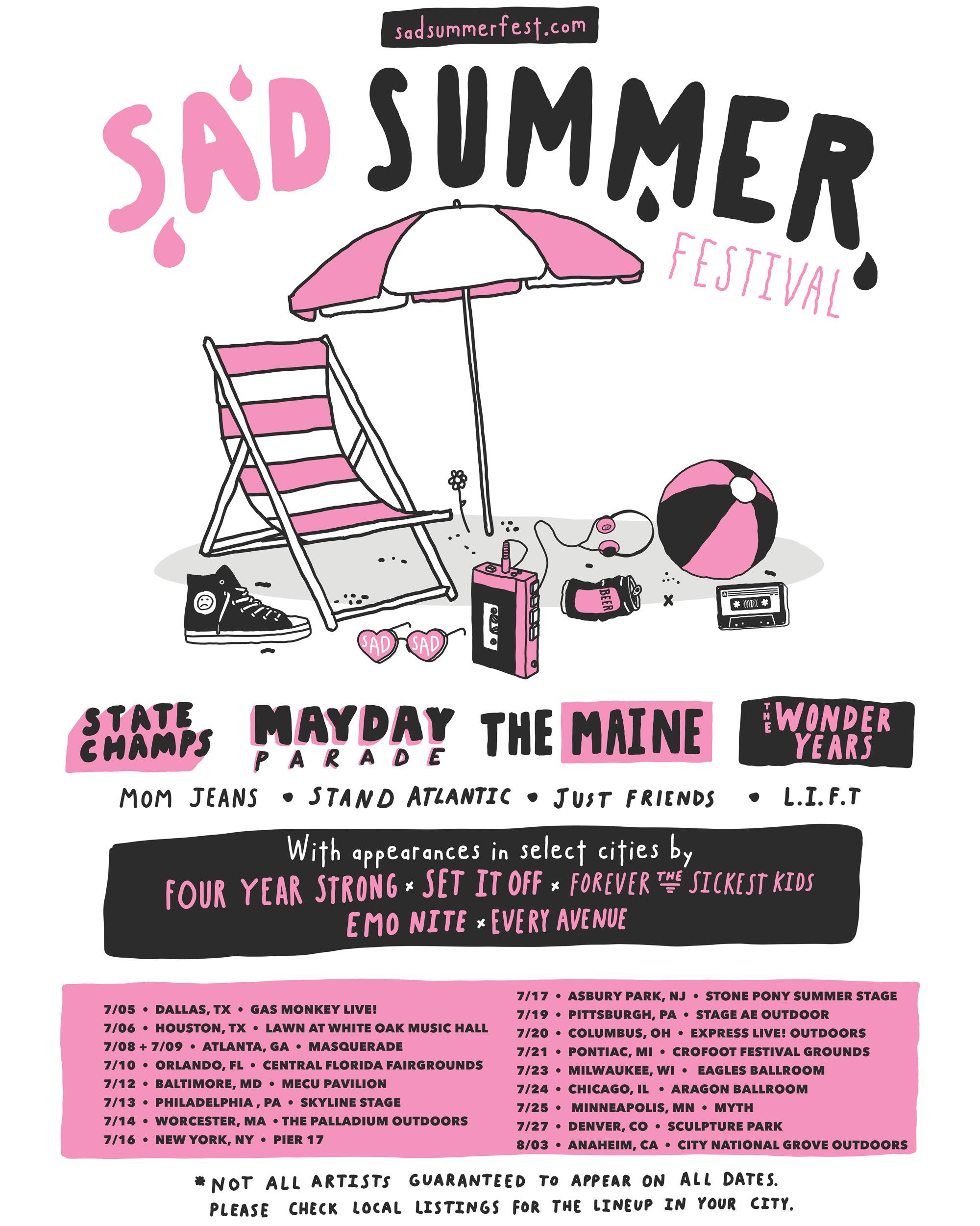 Sad Summer Festival Announced • chorus.fm
