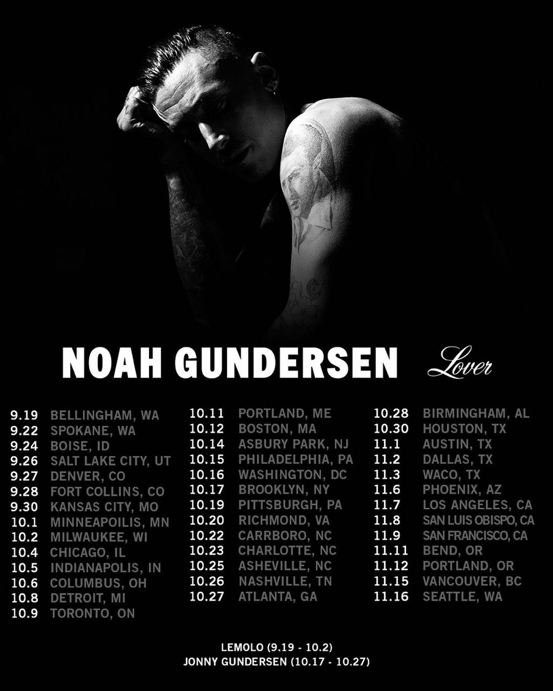 noah gundersen tour 2023 setlist