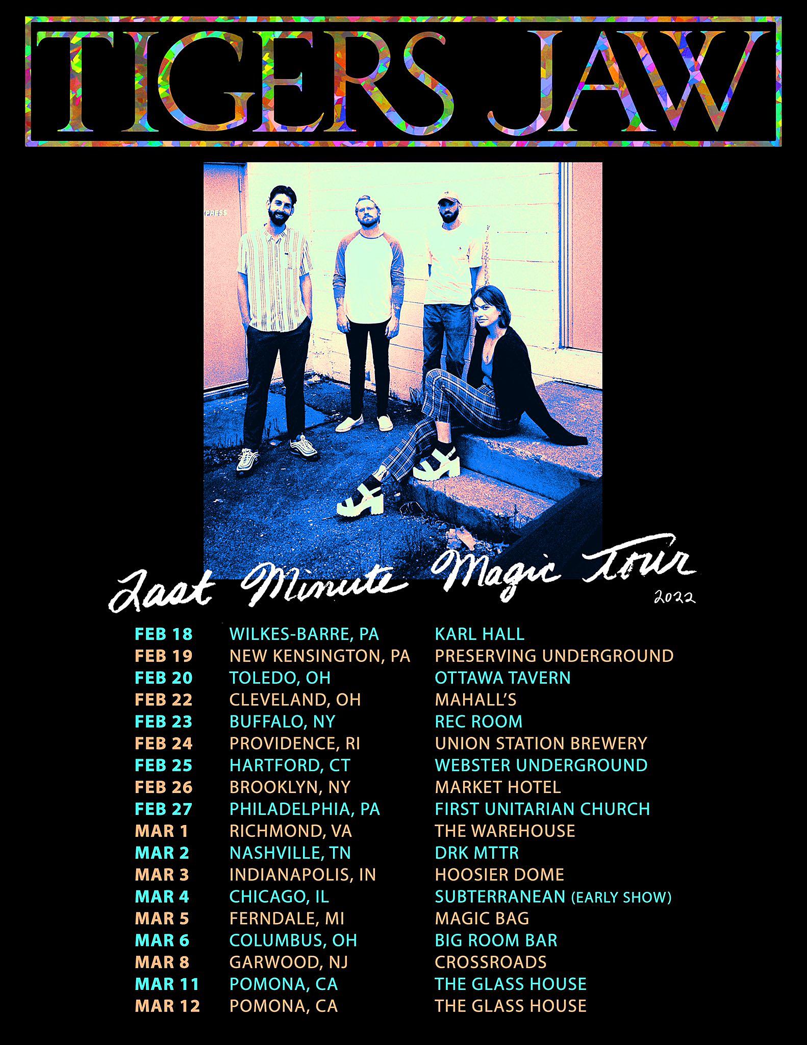 tigers jaw band tour