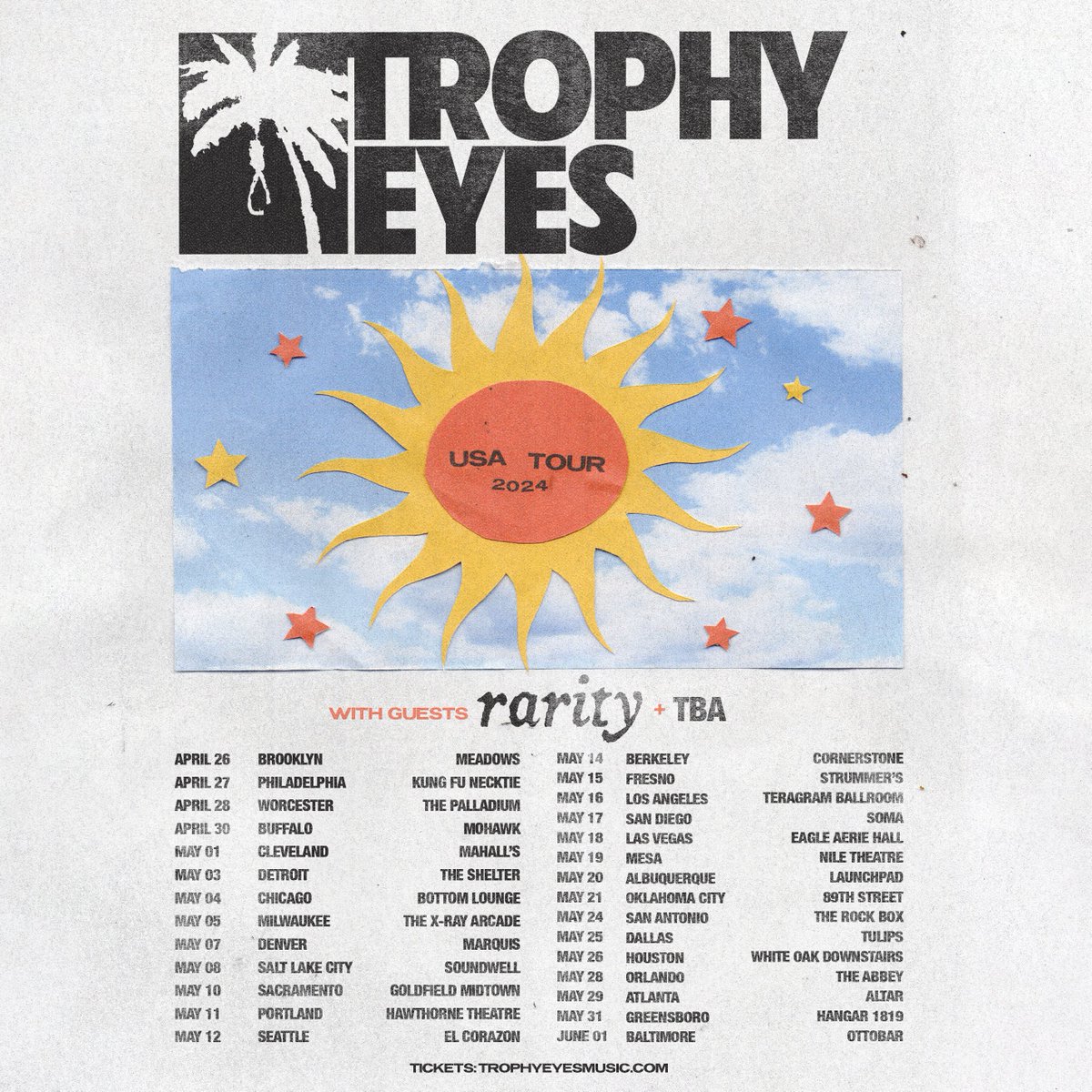 trophy eyes tour 2022